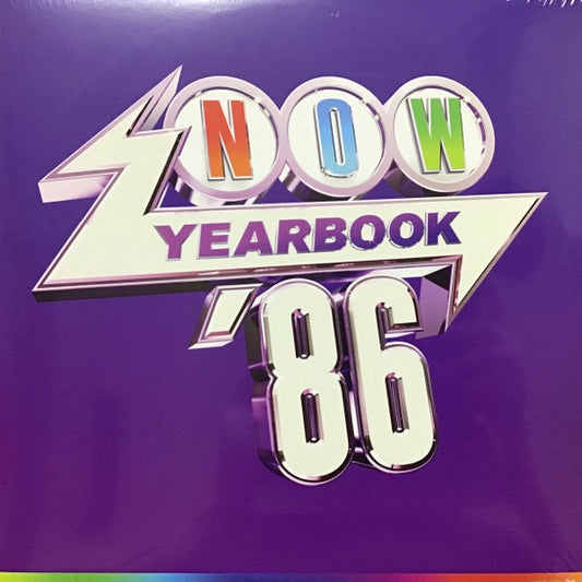Image of Front Cover of 3xLP - VG/VG+ - VARIOUS, Now Yearbook '86 (Sony Music; LPYBNOW86, UK 2023, Black Inners, Purple Vinyl), Faint ring wear, heavy creasing.,  - 3446203S