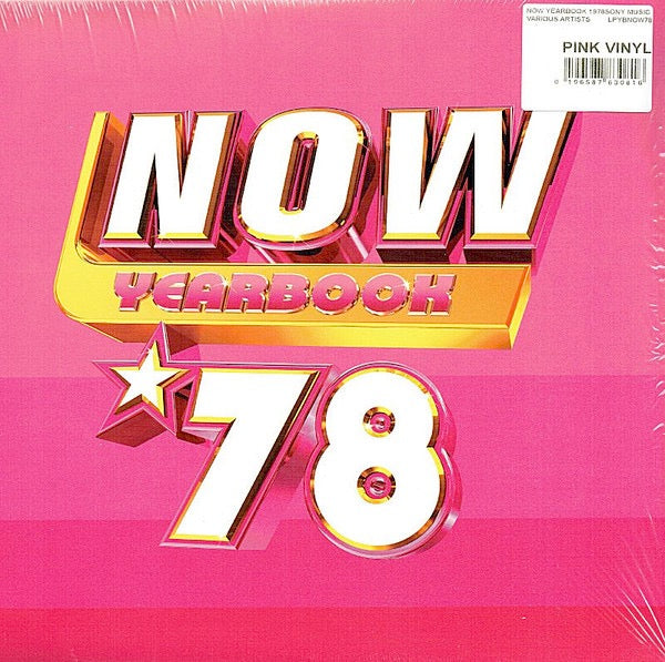 Image of Front Cover of 3xLP - VG+/VG+ - VARIOUS, Now Yearbook '78 (Sony Music; LPYBNOW78, UK 2023, Black Inners, Pink Vinyl), Strong VG+. Still in shrinkwrap, light wear to opening edge.,  - 3446071S