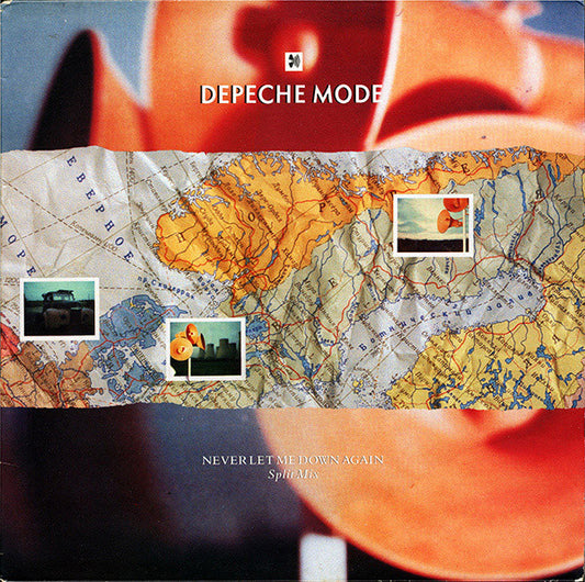 Image of Front Cover of 12" - VG+/VG+ - DEPECHE MODE, Never Let Me Down Again (Split Mix) (Mute; 12 BONG 14, UK 1987, Insert, Original version - "Made In England" under the copyright and at the end of the rim text), ,  - 3126133E