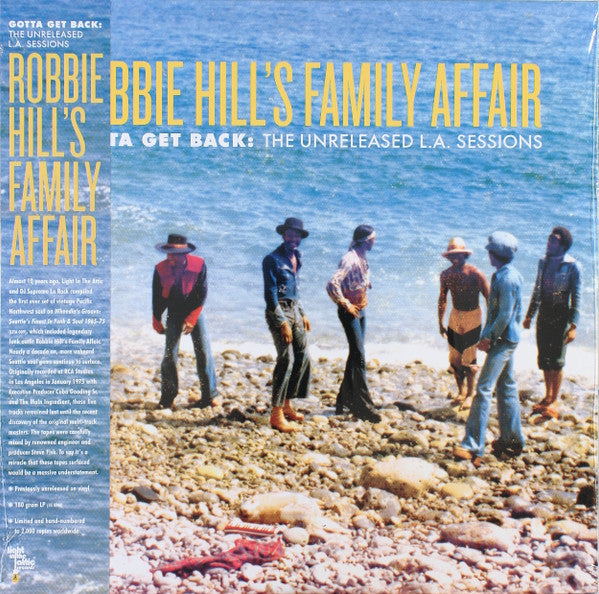 Image of Front Cover of LP - VG+/VG - ROBBIE HILL'S FAMILY AFFAIR, Gotta Get Back : The Unreleased L.A. Sessions (Light In The Attic; LITA 110, US 2013, Insert, OBI Strip ), Vinyl in strong VG with superficial marks only.,  - 3146289S