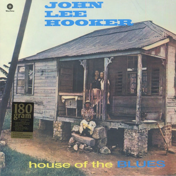 Image of Front Cover of 1814401C: LP - JOHN LEE HOOKER, House Of The Blues (WaxTime; 772035, Europe 2015 Reissue)   NEW/NEW