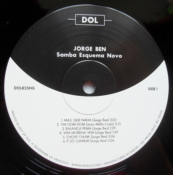 Image of Label Cover of LP - NEW/NEW - JORGE BEN, Big Ben (Brazil's Towering Talent Of Guitar And Song) (DOL; DOL825HG, Europe 2017 Reissue, Gatefold), ,  - 3016110C