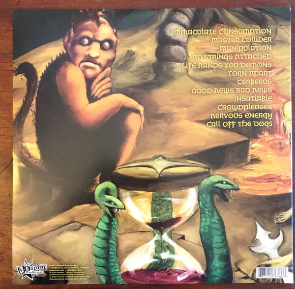 Image of Back Cover of 0114382C: LP - VALIENT THORR, Our Own Masters (Volcom Entertainment; VOL-10030-1, US 2013, Gatefold, Inner, Slime Green Vinyl)   VG+/VG+