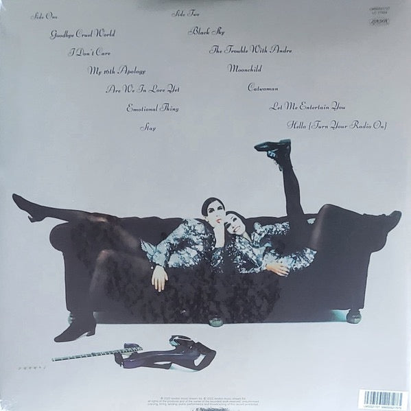 Image of Back Cover of 1314615C: LP - SHAKESPEARS SISTER, Hormonally Yours (London Records; LMS5521727, Europe 2022 Reissue, Gatefold, White Vinyl. Mirrored sleeve)   NEW/NEW