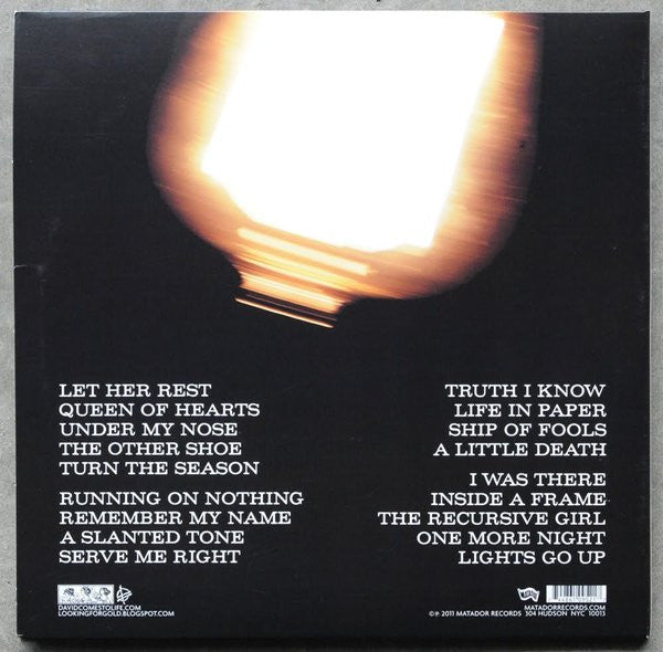 Image of Back Cover of LP - VG+/VG+ - FUCKED UP, David Comes To Life (Matador; OLE-952-1, US 2000s Reissue, Gatefold, Insert, Print, US vinyl pressing with London address), ,  - 3646135S
