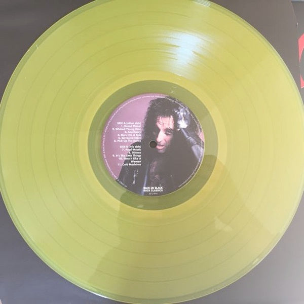 Image of Label Cover of 0224083E: LP - ALICE COOPER, Brutal Planet (Back On Black; RCV058LP, UK 2011, Gatefold, Yellow Transparent Vinyl)   VG+/VG+