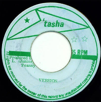 Image of Front Cover of 0224051E: 7" - STONE COLE & THE FIRE BIRDS, Man In The Ghetto (Tasha; , Jamaica 1972) Covered in marks, heat damage on edge, plays through fine. Rare 45.  /G