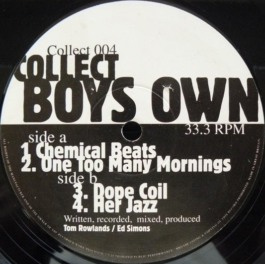 Image of Front Cover of 12" - /G+ - THE DUST BROTHERS, Fourteenth Century Sky E.P. (Collect Boy's Own; Collect 004, UK 1994), Light marks and scuffs. ,  - C