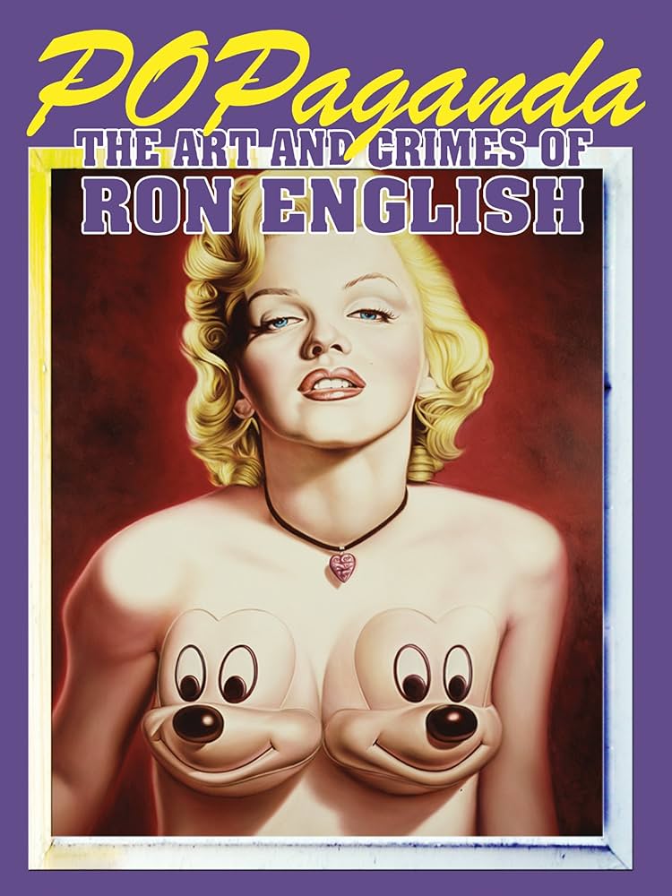 Image of Front Cover of 0254085S: DVD - PEDRO CARAVAJAL, Popaganda the art and crimes of ron english (, US 2005) Opened Instore  EX/EX