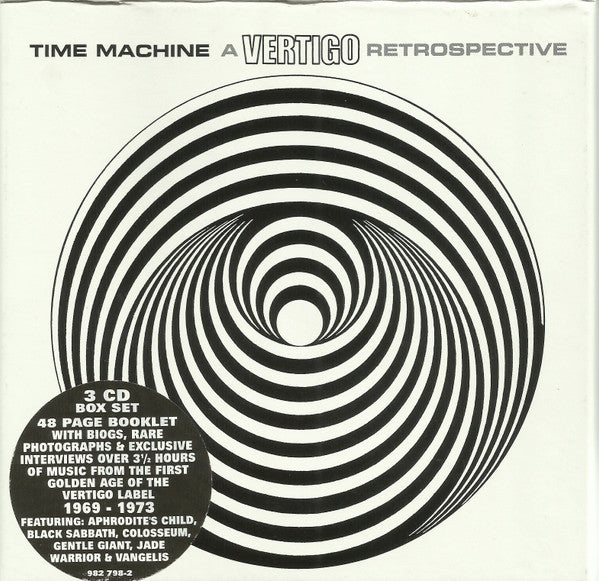 Image of Front Cover of 3xCD - VG/VG+ - VARIOUS, Time Machine - A Vertigo Retrospective (Vertigo; 982 798-2, Europe 2005, Box Set, Booklet), ,  - 3036179E