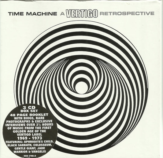 Image of Front Cover of 3xCD - VG/VG+ - VARIOUS, Time Machine - A Vertigo Retrospective (Vertigo; 982 798-2, Europe 2005, Box Set, Booklet), ,  - 3036179E