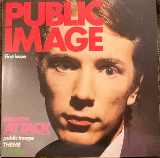 Image of Front Cover of 0854119S: LP - PUBLIC IMAGE, Public Image (First Issue) (Light In The Attic; LITA100, US 2024 Reissue, Gatefold, Inner, Insert & Booklet, Newspaper, Sticker, Metallic Silver Vinyl)   NEW/NEW