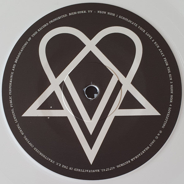 Image of Label Cover of 0224288E: LP - VV, Neon Noir (Heartagram Records; 4573745, Europe 2023, Gatefold, White Vinyl, Ville Vallo of HIM)   VG+/EX