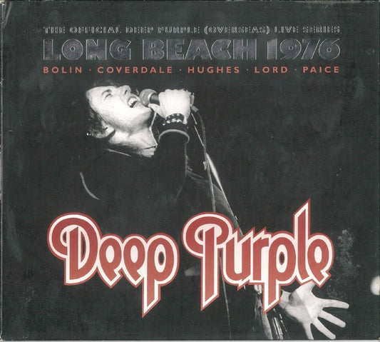Image of Front Cover of 2xCD - G+/VG - DEEP PURPLE, Live In Long Beach 1976 (Ear Music; 0210940EMU, Europe 2016 Reissue, Digipak), Shelf Wear,  - 2316468C