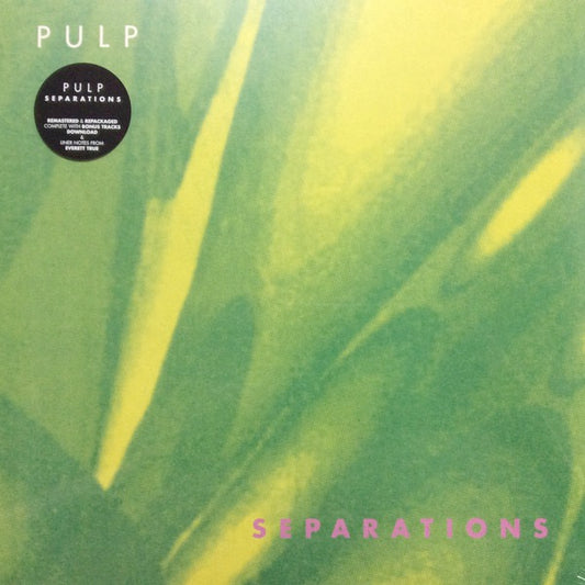 Image of Front Cover of 0834273E: LP - PULP, Separations (Fire Records; FIRELP26E, UK 2022 Reissue, Inner, Download Code)   NEW/NEW