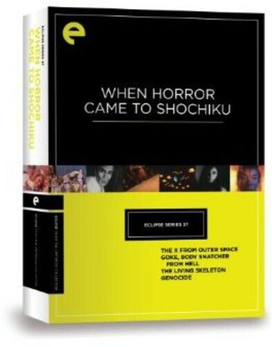 Image of Front Cover of 0334044E: 4xDVD - VARIOUS, When Horror Came to Shochiku (Criterion Collection; , US , Box Set)   VG+/VG+