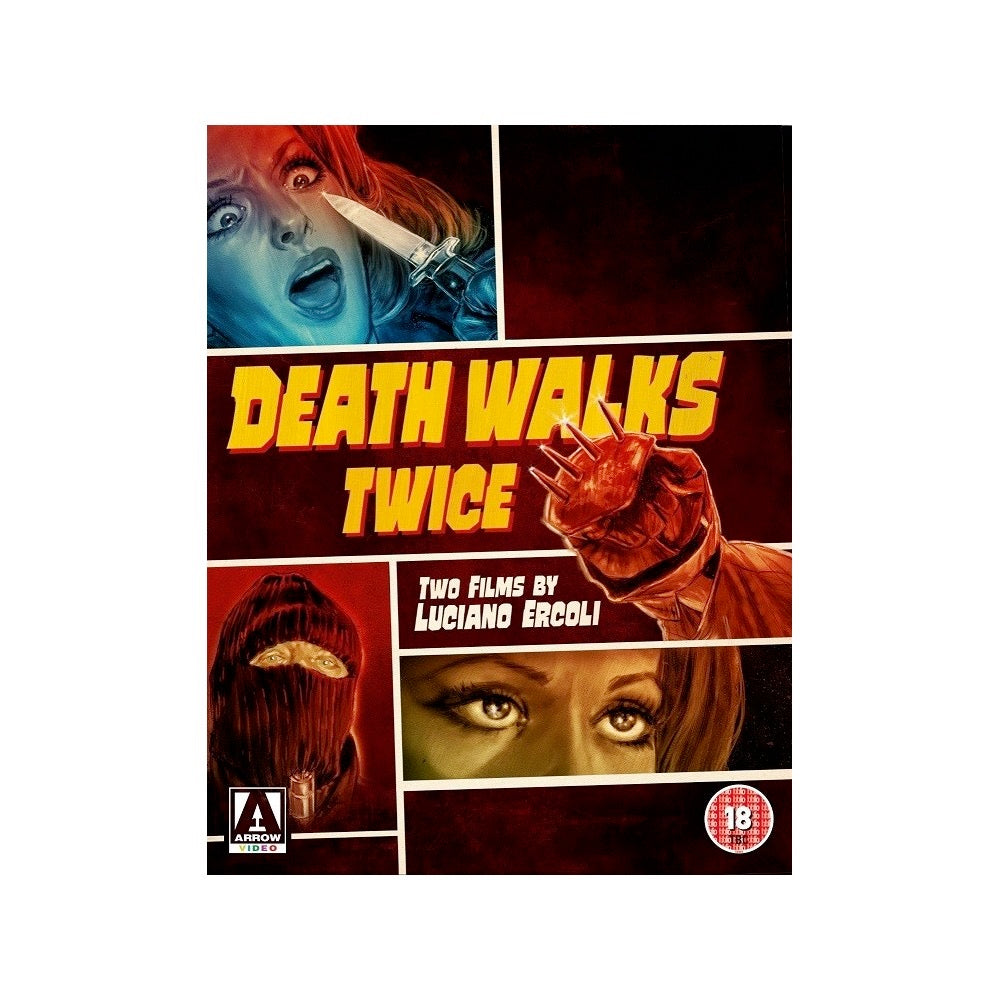 Image of Front Cover of 0854438S: 2xBlu-ray - LUCIANO ERCOLI, Death Walks Twice (Arrow Video; FCD1216, Europe 2016, Booklet) Sealed  M/M