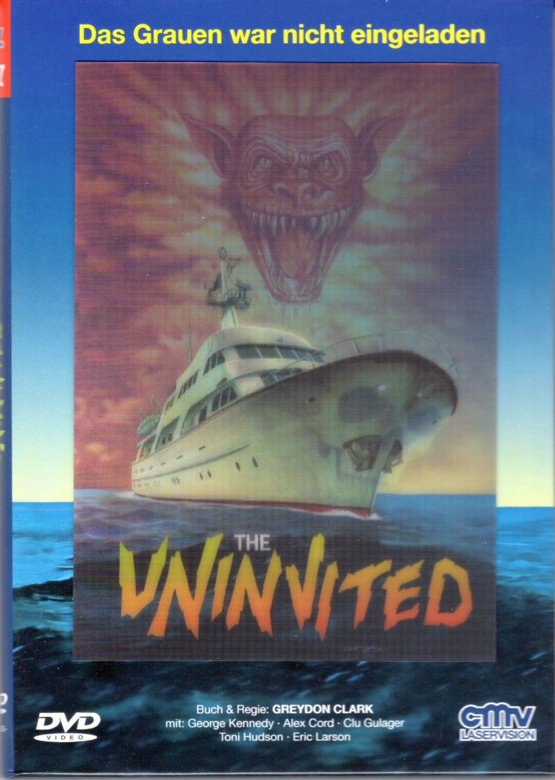 Image of Front Cover of 0334112E: DVD - GREYDON CLARK, The Uninvited (CMV Laservision; , Germany 2014, Limited Edition Numbered 225 of 250)   VG+/VG+