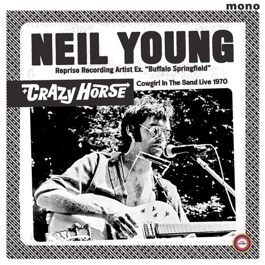 Image of Front Cover of 0314120C: LP - NEIL YOUNG & CRAZY HORSE, Cowgirl In The Sand - Live 1970 (Rhythm and Blues Records; RANDB130LP, US 2024)   NEW/NEW