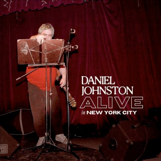 Image of Front Cover of 0314121C: LP - DANIEL JOHNSTON, Alive in New York (Shimmy Disc; SHIMMY2020LPC2, US 2024, Clear Vinyl)   NEW/NEW