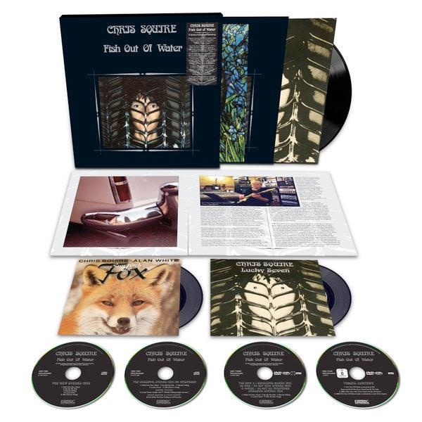 Image of Front Cover of 2914219C: 6xLP - CHRIS SQUIRE, Fish Out Of Water: Deluxe Edition (Cherry Red Records Ltd.; PECLEC42620, US 2018, Booklet, Poster, 2 CDs, 2 DVDs, Lp and 2 x 7"s)   VG+/VG+