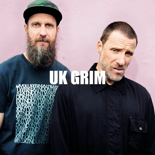 Image of Front Cover of 1524613E: LP - SLEAFORD MODS, UK Grim (Rough Trade; RT0391LP, UK 2023, Embossed Sleeve, Inner)   VG+/VG+