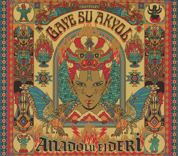 Image of Front Cover of 0334322E: CD - GAYE SU AKYOL, Anadolu Ejderi (Glitterbeat; GBCD 137, Europe 2022, Gatefold, Booklet)   VG+/VG+