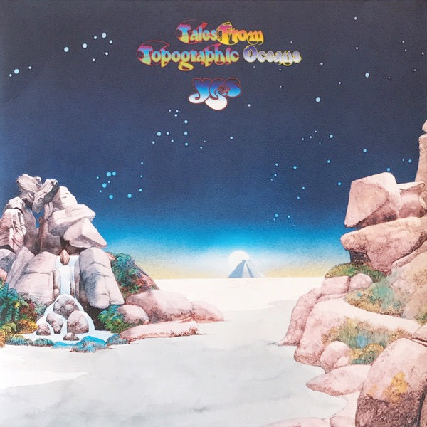 Image of Front Cover of 0314374C: 2xLP - YES, Tales From Topographic Oceans (Atlantic; 8122796553, Europe 2013 Reissue, Gatefold, 180 Gram Vinyl.) Small top seam split, light ring wear.  VG/VG+