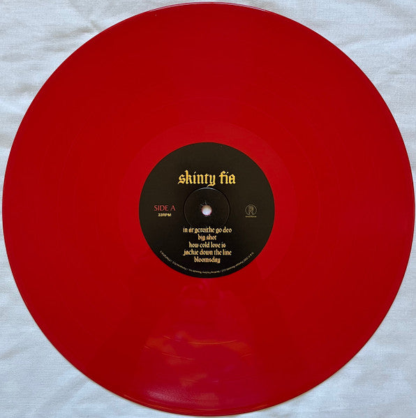 Image of Label Cover of LP - VG+/VG+ - FONTAINES D.C., Skinty Fia (Partisan Records; PTKF3016-3, USA & Europe 2022, Inner, Red Vinyl), ,  - 1746196S
