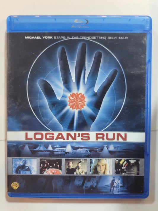 Image of Front Cover of 3434154E: Blu-ray - MICHAEL ANDERSON, FARRAH FAWCETT, MICHAEL YORK, Logan's Run (Warner Brothers; Y21086, Australia , Region Free)   VG+/VG+