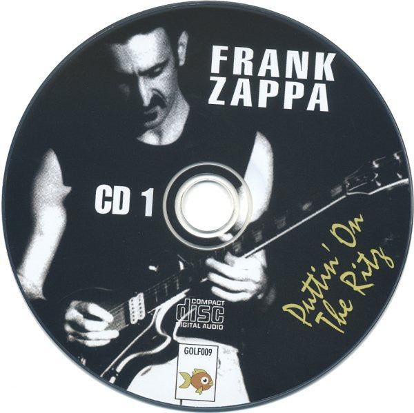 Image of Label Cover of 0334355E: 2xCD - FRANK ZAPPA, Puttin' On The Ritz (The Classic N.Y.C. Broadcast 1981) (Gold Fish; GOLF009, Europe 2014, Jewel Case)   VG+/VG+