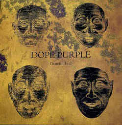 Image of Front Cover of 0344411S: LP - DOPE PURPLE, Grateful End (Riot Season; REPOSELP098, UK 2021, Sticker, Yellow Transparent Vinyl Limited To 500. Download Code)   VG+/EX