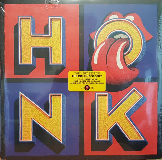 Image of Front Cover of 1514350C: 3xLP - THE ROLLING STONES, Honk (Polydor; 773 188-2, Europe 2019, Tri-fold Sleeve, 3 Inners, Black Vinyl.)   EX/EX