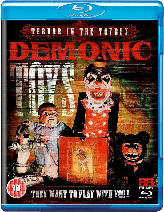 Image of Front Cover of 0314423C: Blu-ray - PETER MANDOCIAN, Demonic Toys (; 88FB033,  )   EX/EX