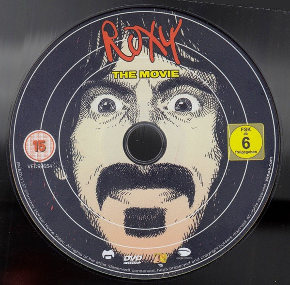 Image of Label of 0314480C: DVD - FRANK ZAPPA & THE MOTHERS, ROXY - The Movie (Eagle Vision; EREDV 1147, Europe 2015, Insert)   VG+/VG