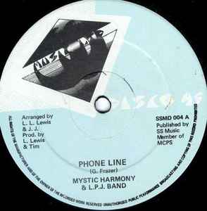 Image of Front Cover of 12" - G+/VG - MYSTIC HARMONY & L.P.J. BAND, Phone Line (SS Music Ltd.; SSMD 004, UK 1981, Company Sleeve), VG Copy. Sleeve has slight rip & slight ringwear,  - 3926390E