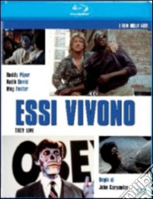 Image of Front Cover of 0334416E: Blu-ray - JOHN CARPENTER, Essi Vivono (They Live) (Eagle Pictures; 86299DRVDO, Europe 2011)   VG+/VG+