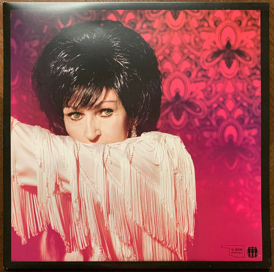 Image of Front Cover of 0444071S: LP - WANDA JACKSON, The Party Ain't Over (Third Man Records; TMR 031, US 2011, 2 Inserts, Greeting Card Gatefold Plays Music When Opened) Light wear on sleeve. Sound chip in gatefold works perfect. Very light corner wear on insert. Disc is Strong VG+, looks barely played.  VG+/VG+