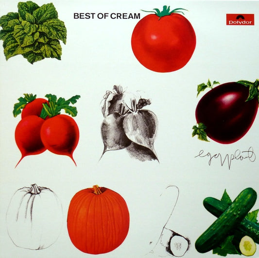 Image of Front Cover of 0444078S: LP - CREAM, Best Of Cream (Back To Black; 535113-B, Europe 2014, Download Code) Minimal wear and creasing on sleeve. Strong VG+.  VG+/VG+