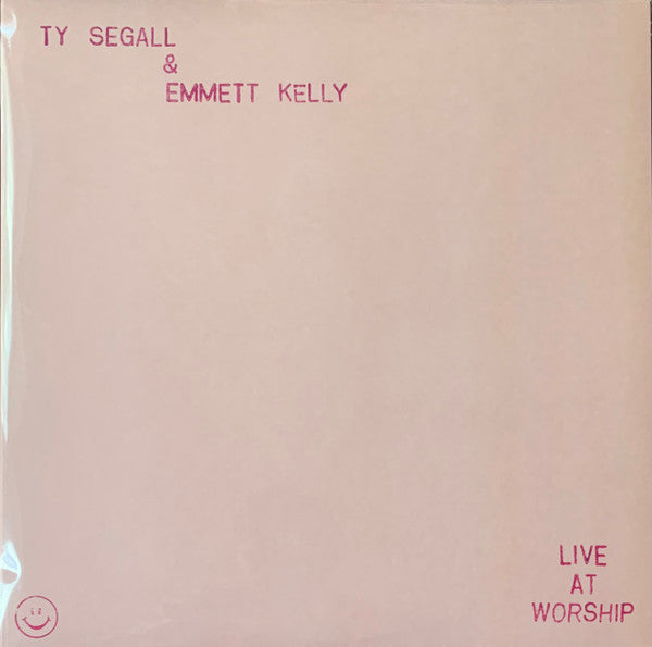 Image of Front Cover of 0444106S: 12" - TY SEGALL & EMMETT KELLY, Live At Worship (Drag City; DC878, US 2023) Creased Edge  VG/VG+