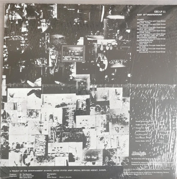 Image of Back Cover of 0434049E: LP - EAST OF UNDERGROUND, East Of Underground (Now-Again Records; NA 5223-LP-ST, US 2022 Reissue)   NEW/NEW