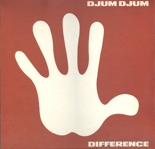 Image of Front Cover of 12" - VG+/VG - DJUM DJUM, Difference (Outer Rhythm; FOOT 8, UK 1990, Picture Sleeve), strong VG,  - 3046353S