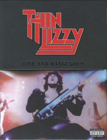 Image of Front Cover of 2xDVD - VG+/VG+ - THIN LIZZY, Live And Dangerous (Mercury; 0602517468207, Europe 2007, 1 x CD, 1 x DVD, Box Set, Booklet), ,  - 2536011E