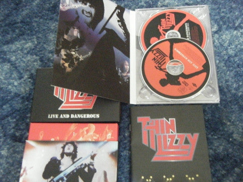 Image of Label Cover of 2xDVD - VG+/VG+ - THIN LIZZY, Live And Dangerous (Mercury; 0602517468207, Europe 2007, 1 x CD, 1 x DVD, Box Set, Booklet), ,  - 2536011E