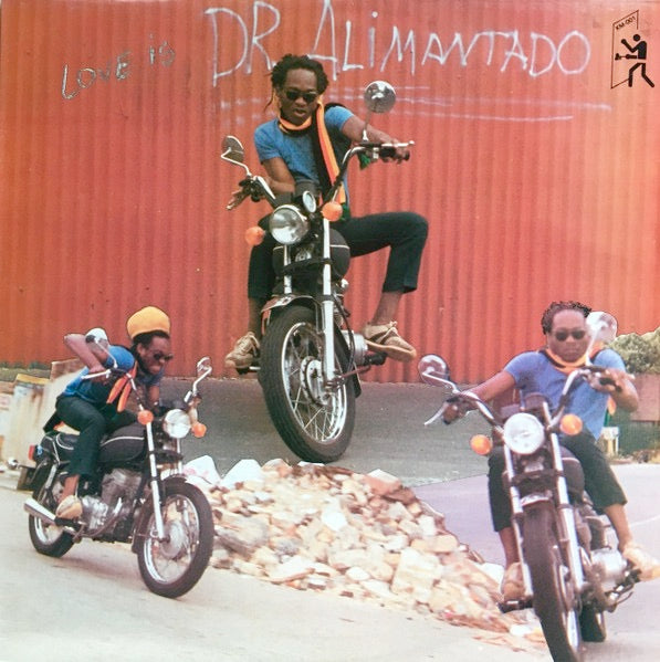 Image of Front Cover of 0414417C: LP - DR. ALIMANTADO, Love Is (Keyman Records; KM 001, UK 1983)   VG/VG