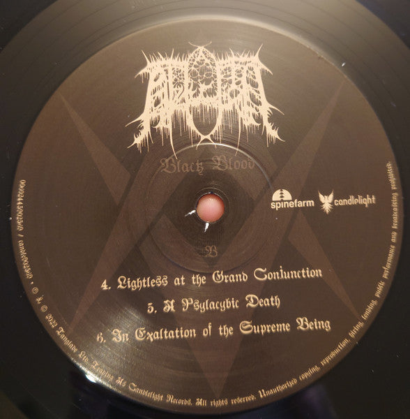 Image of Label of 0434221E: LP - ABDUCTION, Black Blood (Candlelight Records; candle902569, UK & Europe 2022, Gatefold, Inner)   NEW/NEW