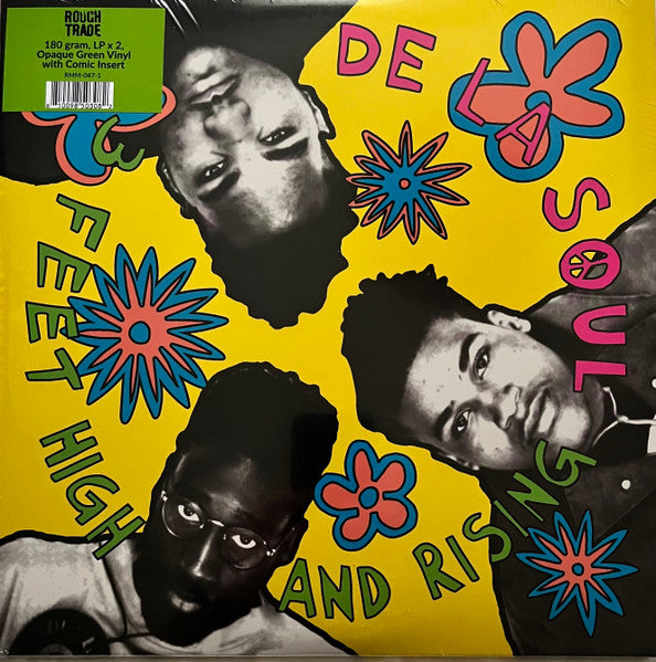 Image of Front Cover of 2xLP - VG+/VG+ - DE LA SOUL, 3 Feet High And Rising (AOI Records; RMM-047-1, UK & US 2023 Reissue, 2 Inners & Insert, 180 Gram Green Vinyl, Ltd to 3000), ,  - 2846017S