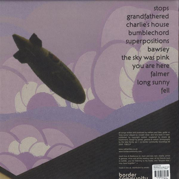 Image of Back Cover of 2xLP - VG/VG - NATHAN FAKE, Drowning In A Sea Of Love (Border Community; 10BCLP, UK 2006, Picture Sleeve), ,  - 1726485E