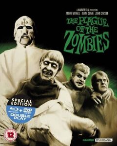 Image of Front Cover of 0534024E: 2xBlu-ray - JOHN GIOLLING, The Plague of the Zombies (Studio Canal; OPTBD0630, US , Slipcase, Dual Format)   VG+/VG+