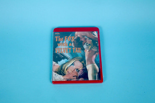 Image of Front Cover of 0534027E: Blu-Ray - JOSE MARIA FORQUE, The Fox With A Velvet Tail (Mondo Macabro; MOD174, US , Numbered 271 of 500, Red box, rare)   VG+/VG+